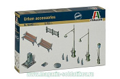 Сборная модель из пластика ИТ Уличные аксессуары, 1:72, Italeri - фото
