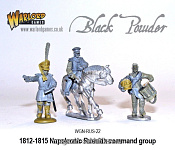 Сборные фигуры из металла Русское Командование (1812-1815) BLI Warlord - фото