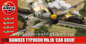 Сборная модель из пластика А Самолет Hawker Typhoon MklB (1:24) Airfix - фото