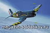 Сборная модель из пластика Самолет F-4U-7 Корсар 1:48 Хэллер - фото