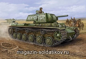 Сборная модель из пластика Танк KV-1'S (Ehkranami) (1/48) Hobbyboss - фото