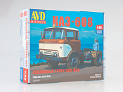 Сборная модель из пластика Сборная модель Седельный тягач КАЗ-608 1:43, Start Scale Models - фото
