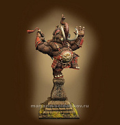 Сборная миниатюра из смолы Самурай Мамонт (Samurai Mammoth), 40 мм, ScaleBro - фото