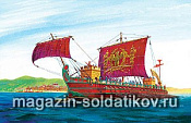 Сборная модель из пластика Римская Императорская Трирема (1/72) Звезда - фото