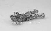 Сборная фигура из металла Офицер с биноклем лежа, 1918-1922 гг. 28 мм, Figures from Leon - фото