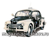Сборная модель из пластика Aвтомобиль Рено 4 CV 1:24 Хэллер - фото