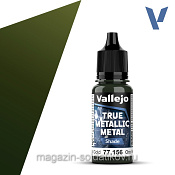 True Metallic Metal Золотисто-зеленый Vallejo - фото