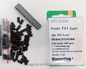 Pads for M3 Lee/Grant/RAM/M4, 1/35 MasterClub - фото
