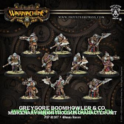 PIP 41107 Mercenary Greymore Boom & Co BOX Warmachine. Wargames (игровая миниатюра) - фото