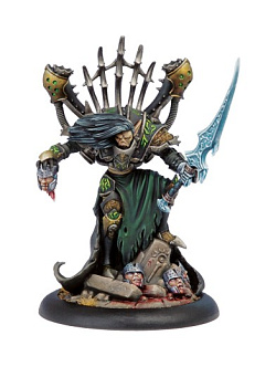Сборная миниатюра из металла PIP 34054 Cryx Epic Warcaster Goreshade the Cursed BLI Warmachine (PIP-34054) (PIP-34054)