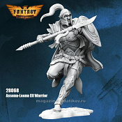 Сборная миниатюра из смолы Assena-Leena Elf Warrior,First Legion - фото