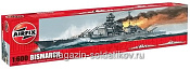 Сборная модель из пластика А Корабль BISMARCK (1/600) Airfix - фото