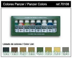 Набор №8 Panzer Colours 8 цв. Vallejo (70108) (70108)