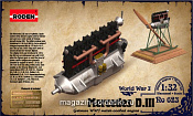 Сборная модель из пластика Mercedes D.III 160 h.p. 1/32 Roden - фото