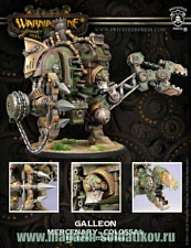 Сборная миниатюра из металла PIP 41094 Mercenary Galleon BOX Warmachine - фото