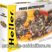 Солдатики из пластика Набор солдатиков «Британские парашютисты» 1:72 Хэллер - фото
