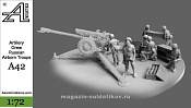 Сборные фигуры из смолы Расчет к гаубице Д-30, ВДВ РФ, 1:72, Alex miniatures - фото