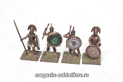 Сборная миниатюра из пластика Тяжеловооружённые гоплиты, 28 mm, Wargames Factory - фото