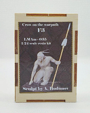 Сборная миниатюра из смолы Crow on the warpath F3 75 мм, Legion Miniatures - фото