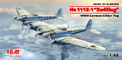 Сборная модель из пластика WWII German Glider Tug, Германский буксировщик планеров II МВ (1/48) ICM - фото