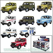 Сборная модель из пластика УАЗ Хантер в ассортименте, 1/60 Autotime - фото