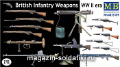 Сборная модель из пластика Британское стрелковое оружие 2МВ (1/35) Master Box - фото