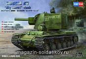 Сборная модель из пластика Танк KV (Big Turret) (1/48) Hobbyboss - фото