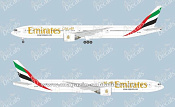 Декаль Боинг 777-300 Ближний Восток, 1:144 Avia Decals - фото