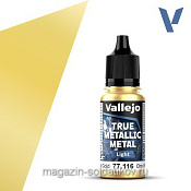 True Metallic Metal Золотисто-зеленый Vallejo - фото