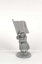Фигурка из смолы Бабушка Аня, 50 мм, Баталия миниатюра - фото
