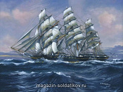 Сборная модель из пластика Парусник «Катти Сарк», (1:150) Моделист - фото