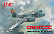 Сборная модель из пластика A-26С-15 Invader, Американский бомбардировщик II МВ (1/48) ICM - фото