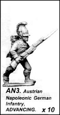 Фигурки из металла AN 3 Германская пехота наступает, 28 mm Foundry - фото