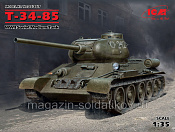 Сборная модель из пластика Танк Т-34-85 (1/35) ICM - фото