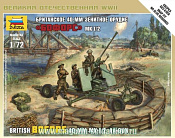 Британское зенитное орудие 40мм «Bofors» Мк-1/2 (1/72) Звезда - фото