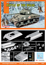 Сборная модель из пластика Д Танк M4A3(76)W VVSS Шерман (1:72) Dragon - фото