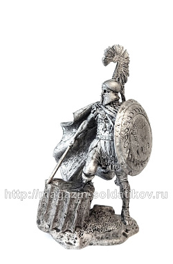 Миниатюра из олова Греческий наемник, 5 век до н.э. (П75-04) (П75-04)