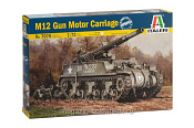 Сборная модель из пластика ИТ САУ М12 (1/72) Italeri - фото