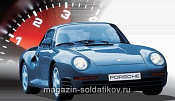 Сборная модель из пластика Автомобиль Порше Р959 1:24 Моделист - фото