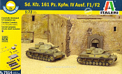 Сборная модель из пластика ИТ Танки Sd. Kfz.161 Pz. Kpfw. IV F1/F2 (1/72) Italeri - фото
