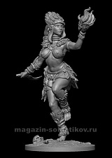 Сборная миниатюра из смолы Female Shaman, First Legion - фото