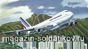 Сборная модель из пластика Самолет Боинг 747 1:125 Хэллер - фото