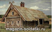 Сборная модель из картона «Кутузовская изба в Филях». Умбум - фото