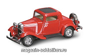 Масштабная модель в сборе и окраске «Ford 3-Window Coupe» 1932 г., 1/43 Yat Ming - фото