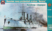 Сборная модель из пластика Крейсер «Аврора» (1/400) АРК моделс - фото