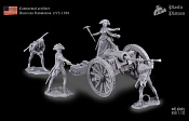 Солдатики из пластика Гаубица с расчетом (американские патриоты), 1:32 Plastic Platoon - фото