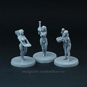 Eg-05 Egyptian service girls, 28 mm, Brother Vinni`s - фото