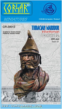 Сборная миниатюра из смолы CR 20013 Фракийский воин, 4 век до н.э., 200 мм Corsar Rex - фото