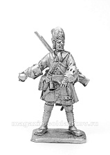 Миниатюра из олова 236 РТ Рядовой с гранатой, 54 мм, Ратник - фото