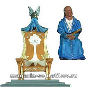 Миниатюра из металла Дэнетор, наместник Гондора,металлическая фигурка, 32 мм, Mithril - фото